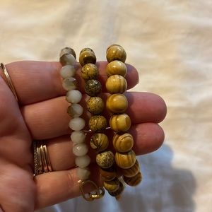 Fall Beaded Bracelet stack